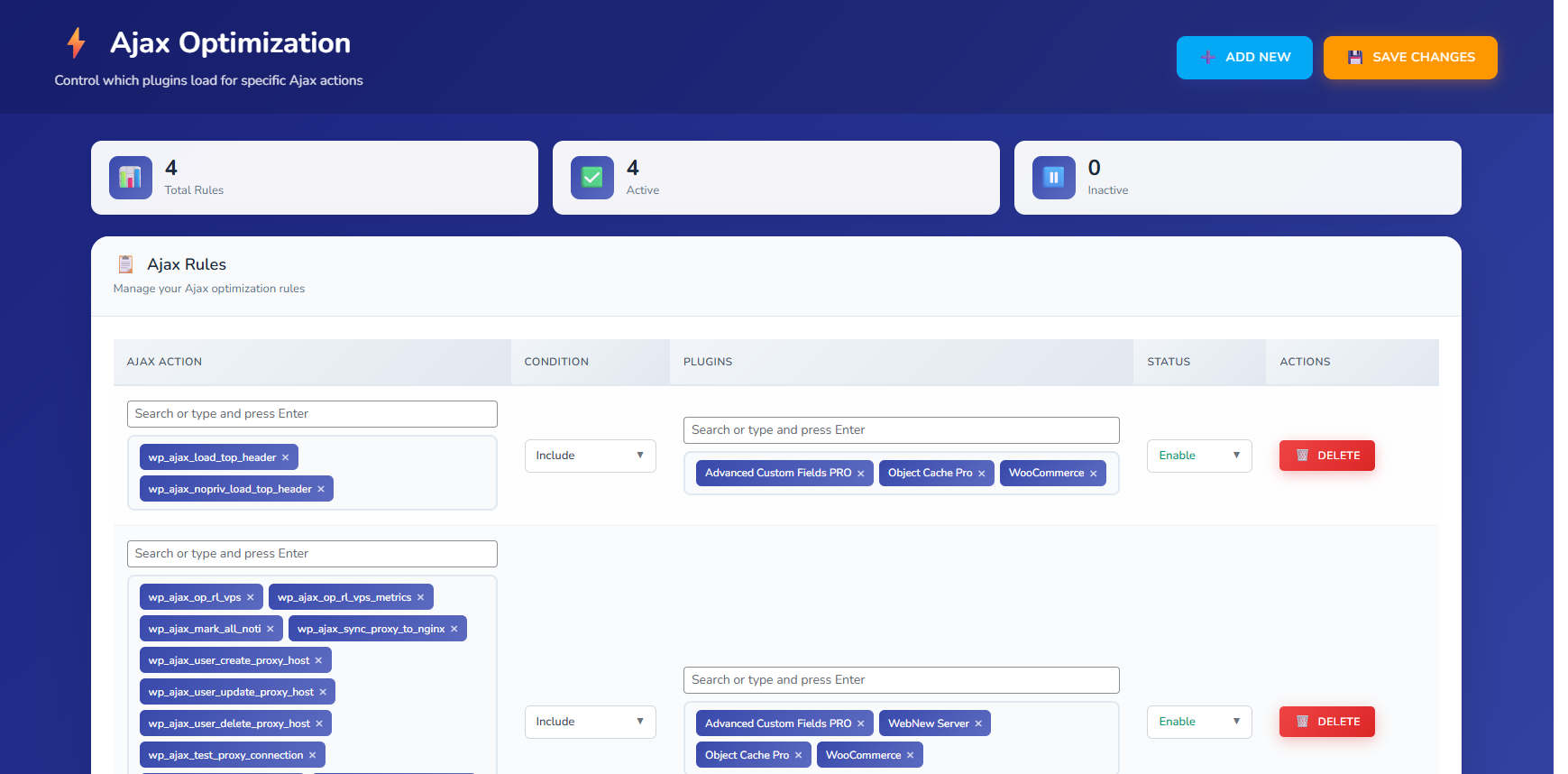 Giao diện Ajax Optimal